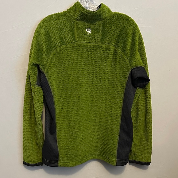 Mountain Hardwear Green Fleece Jacket with Black Details - Picture 4 of 4